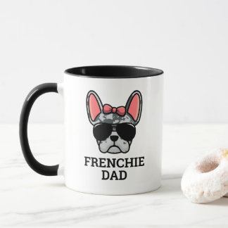 Female Blue Merle French Bulldog Frenchie Dog Dad Mug