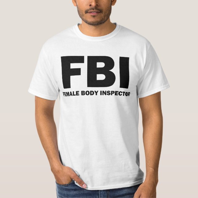 Female Body Inspector T-shirt (Front)