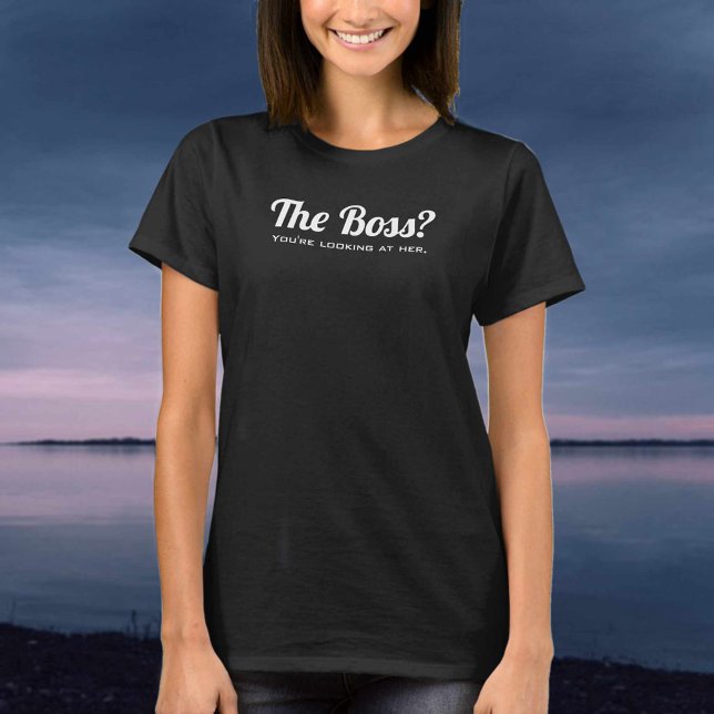 Female Boss. T-Shirt (Creator Uploaded)