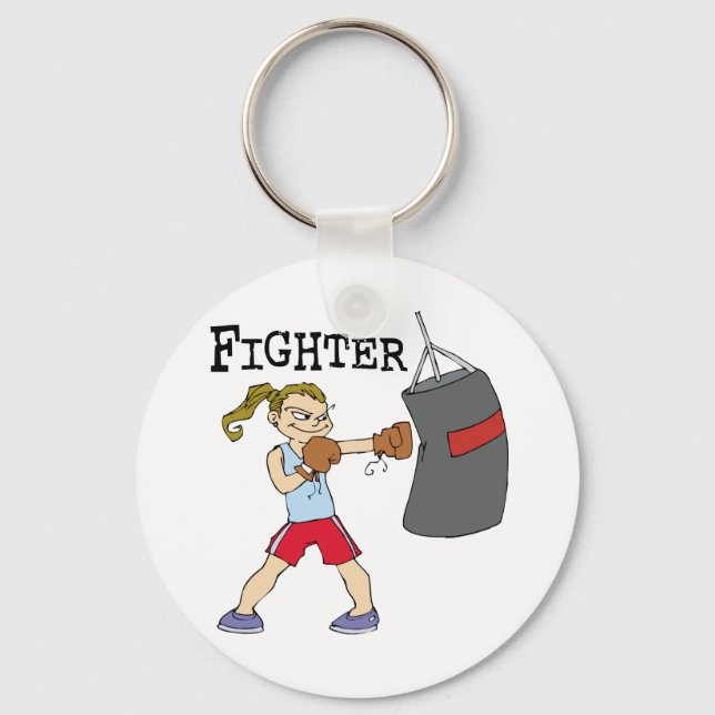 Female Boxer Key Ring (Front)