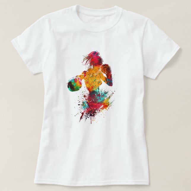 Female Boxer T-Shirt (Design Front)