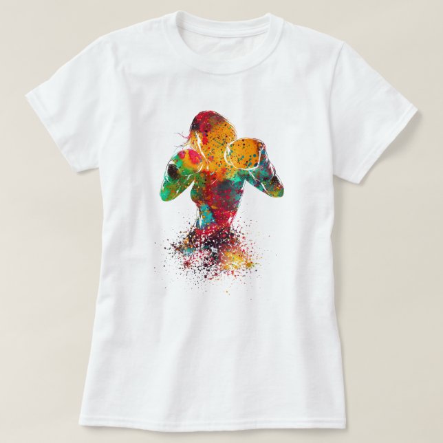 Female Boxer T-Shirt (Design Front)