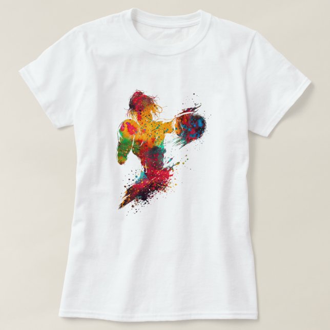 Female Boxer T-Shirt (Design Front)