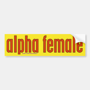 Female Bumper Sticker