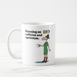 Female Coffee Drinker Mug