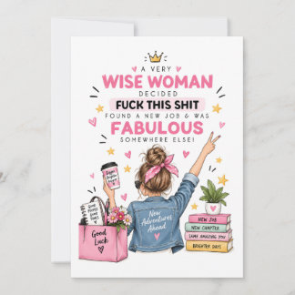Female colleague leaving - Funny coworker leaving Holiday Card