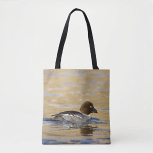 Female common Goldeneye duck Tote Bag