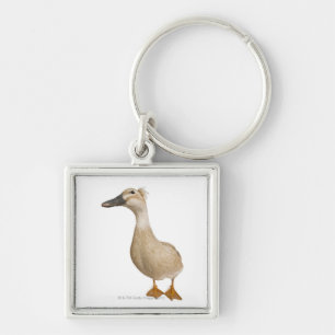 Female Crested Duck, 3 years old Key Ring