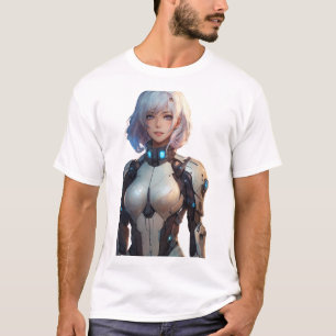 Female Cyborg anime style T-Shirt
