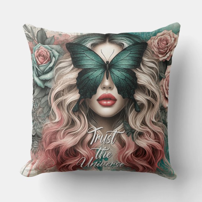 Female Daily Affirmation  Cushion (Front)