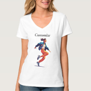 Female Dancer Hip Hop Thunder_Cove T-Shirt