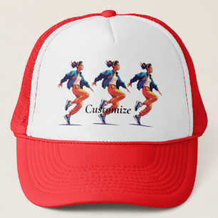 Female Dancer Hip Hop Thunder_Cove Trucker Hat