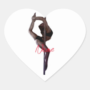 Female Dancer Thunder_Cove Heart Sticker