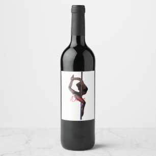 Female Dancer Thunder_Cove  Wine Label