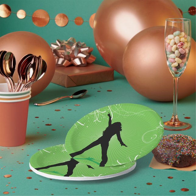 Female Dancing Paper Plates (Creator Uploaded)