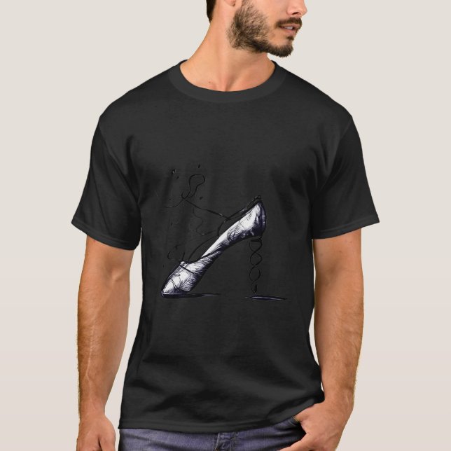 Female Dancing Shoe T-Shirt (Front)