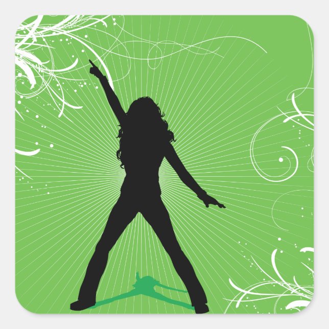 Female Dancing Stickers (Front)