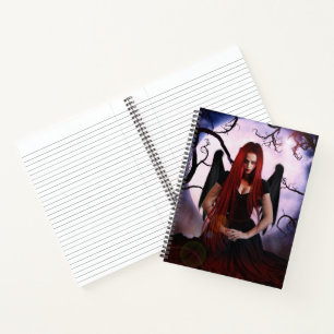 Female Demon Of The Night Notebook