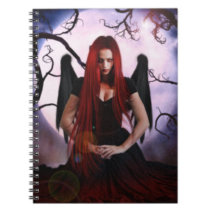 Female Demon Of The Night Notebook
