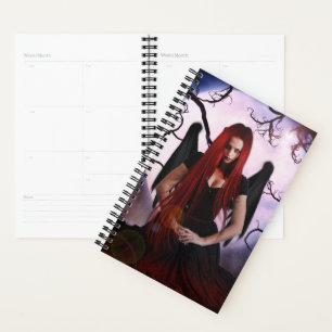 Female Demon Of The Night Planner