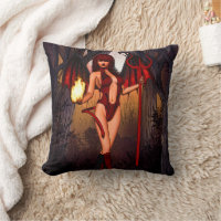 Female Devil In Red