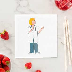 Female Doctor Napkin