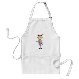 Female Doctor Stick Figure Standard Apron