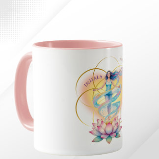 Female Energy Reborn in Lotus Flower Mug