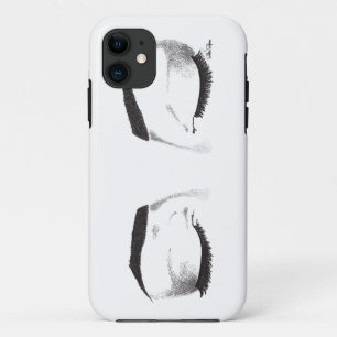 Female Eyes Sketch iPhone 11 Case
