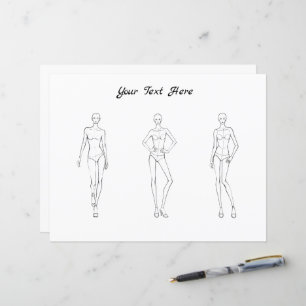 Female Fashion Figure Template Designers Croquis