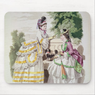 Female fashions mouse pad