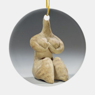 Female figurine in the Halaf style, c.4500 BC (ter Ceramic Tree Decoration