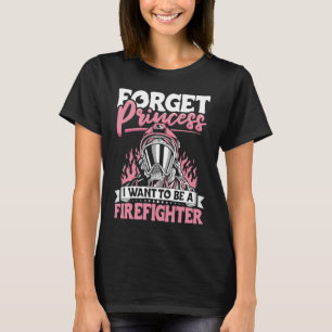 Female Firefighter Fireman Apparel Firefighting fo T-Shirt