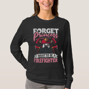 Female Firefighter Fireman Apparel Firefighting fo T-Shirt