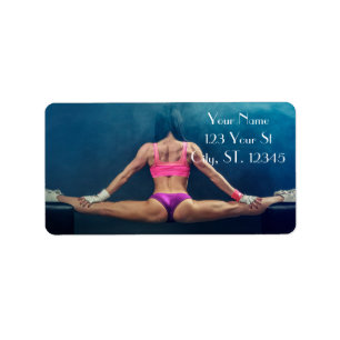 Female Fitness Model Split Thunder_Cove Label