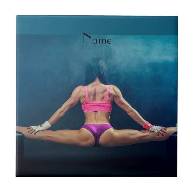  Female Fitness Model Split Thunder_Cove     Tile (Front)