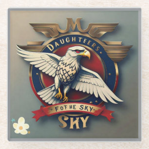 "Female Flight Leaders" Glass Coaster