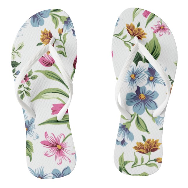 Female floral jandals (Footbed)