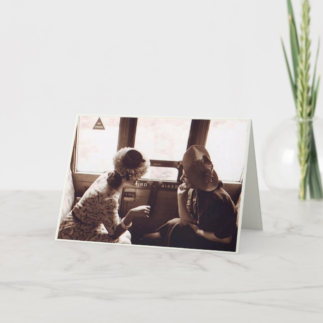 Female Friendship Greeting Card (Front)