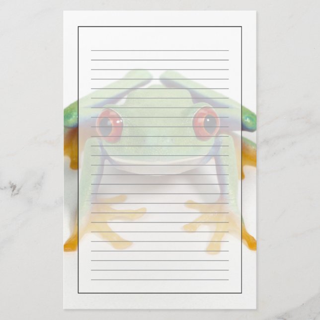 Female frog stationery (Front)