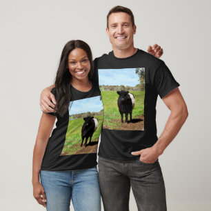Female Galloway Cow In Country, Unisex Tshirt