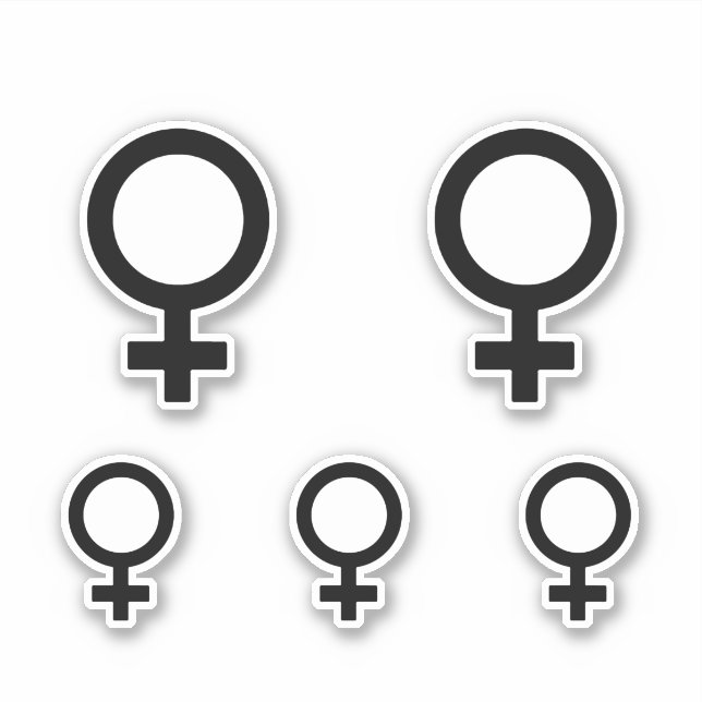 Female Gender Symbol (Front)