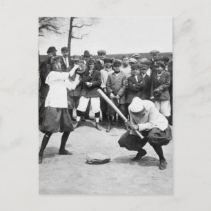 Female Giants: 1913 Postcard