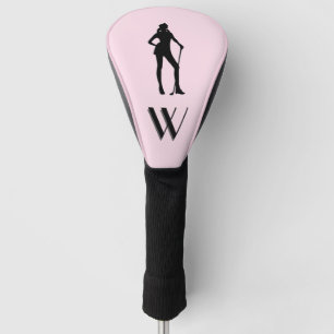 Female Golf Pink Sport Monogram Golf Head Cover