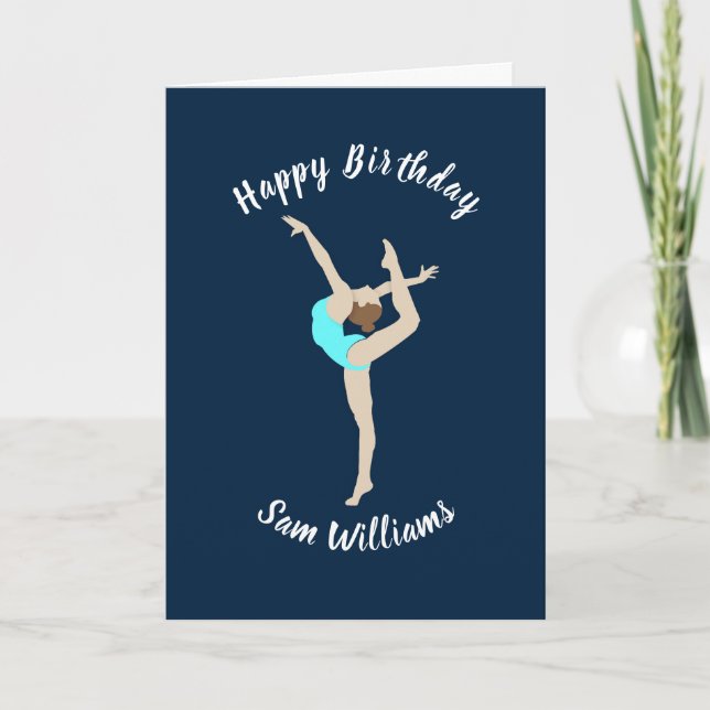 Female Gymnast Card (Front)