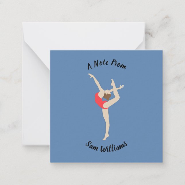 Female Gymnast Card (Front)