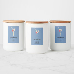Female Gymnast Food Label