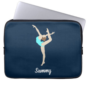 Female Gymnast Laptop Sleeve