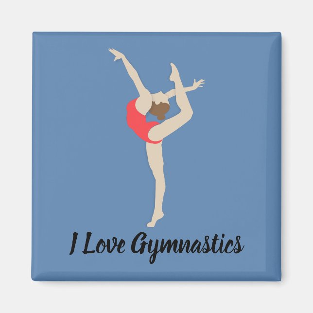 Female Gymnast Magnet (Front)