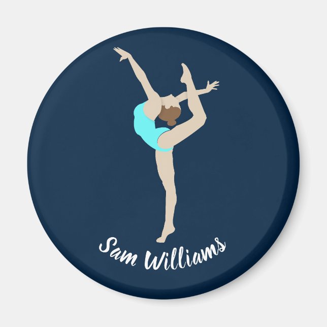 Female Gymnast Magnet (Front)